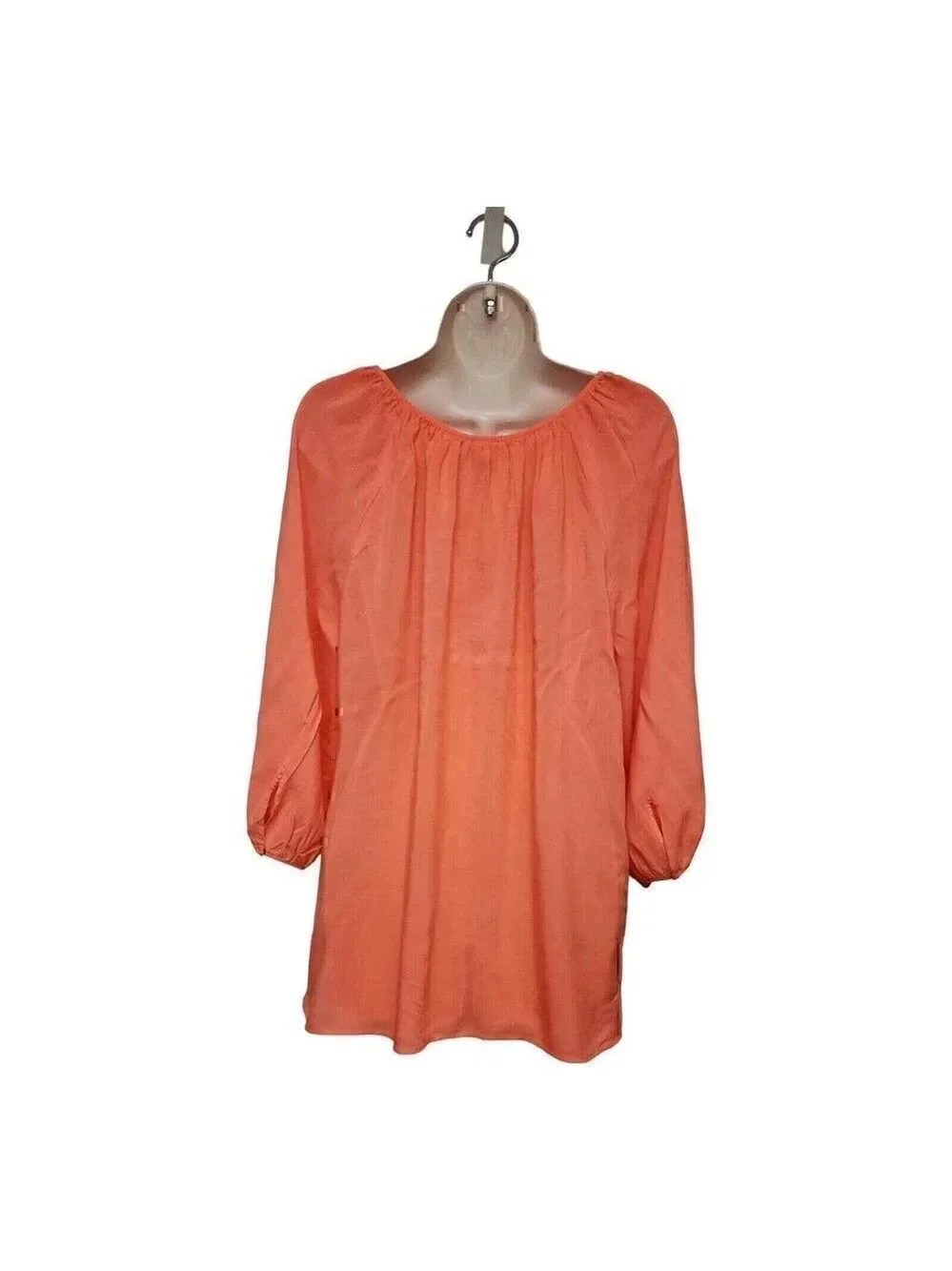 JCP JPPenny Round Neck Semi-Sheer Embellished Long Balloon Sleeve Color … - Picture 4 of 10